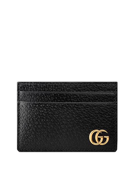 gucci leather credit card holder|wallet card holder Gucci.